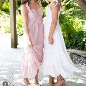 She + Sky Light Blue Sleeveless Dress